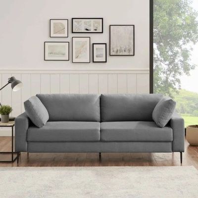 Jeses 3 Seater Fabric Sofa |GREY