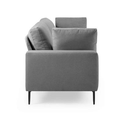 Jeses 3 Seater Fabric Sofa |GREY - Image 3