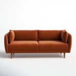 Aquarius 3 Seater Fabric Sofa| BROWN