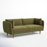 Aquarius 3 Seater Fabric Sofa| GREEN