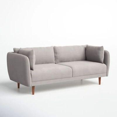 Aquarius 3 Seater Fabric Sofa| LIGHT GREY - Image 3