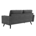 Brumback 3 Seater Fabric Sofa| GREY