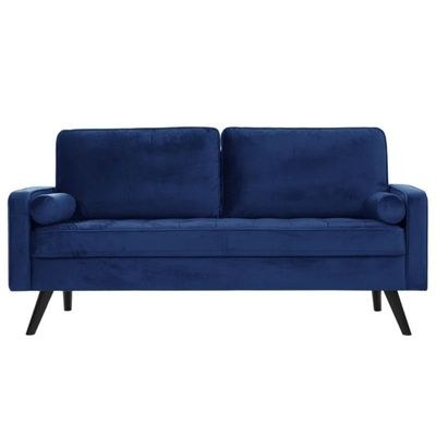 Brumback 3 Seater Fabric Sofa| BLUE - Image 4