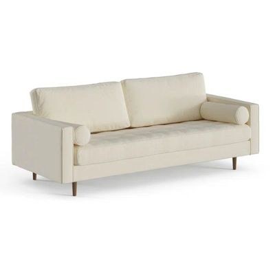 Geo 3 Seater Fabric Sofa| BEIGE - Image 2