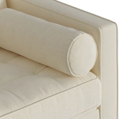 Geo 3 Seater Fabric Sofa| BEIGE - Image 4