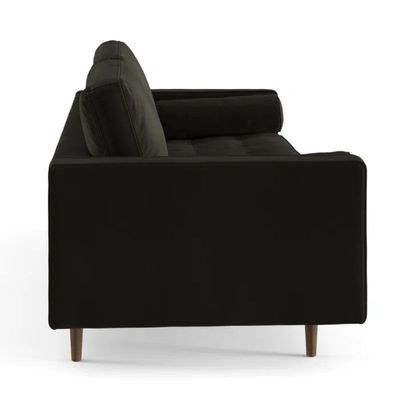Geo 3 Seater Fabric Sofa| SMOKE - Image 4