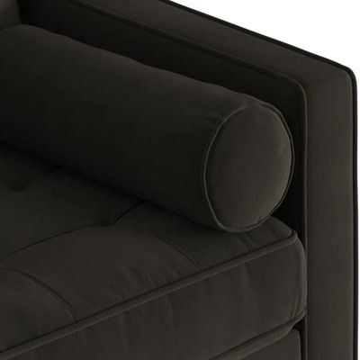 Geo 3 Seater Fabric Sofa| SMOKE - Image 5