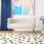 Demetrius 2 Seater Fabric Sofa| BEIGE