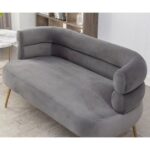 Demetrius 2 Seater Fabric Sofa| GREY