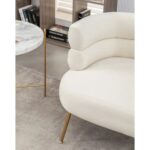Demetrius 1 Seater Fabric Sofa| BEIGE