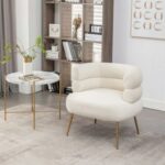 Demetrius 1 Seater Fabric Sofa| BEIGE