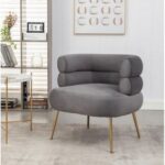 Demetrius 1 Seater Fabric Sofa| GREY