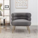 Demetrius 1 Seater Fabric Sofa| GREY