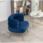 Demetrius 1 Seater Fabric Sofa| BLUE
