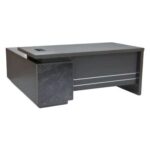 Tobago Workstation Office Table – 180 cm Coffee