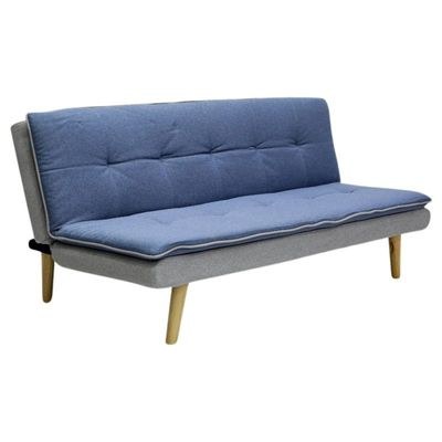 Sarantino 3 Seater Sofa Bed - Blue - Sofa Cum Bed - Image 3