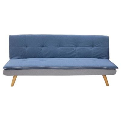 Sarantino 3 Seater Sofa Bed - Blue - Sofa Cum Bed - Image 4