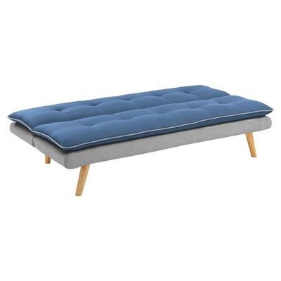 Sarantino 3 Seater Sofa Bed - Blue - Sofa Cum Bed - Image 5