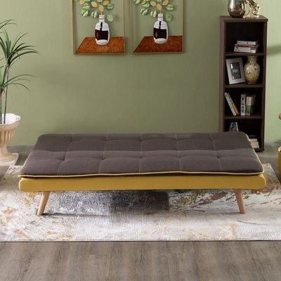 Sarantino 3 Seater Sofa Bed - Brown - Sofa Cum Bed - Image 4