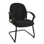 Helena 591-2 Visitors Chair UK Black