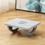 Mirfa Rocking Foot Rest with Manual Massage Rollers (Grey)