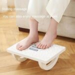 Mirfa Rocking Foot Rest with Manual Massage Rollers (White)