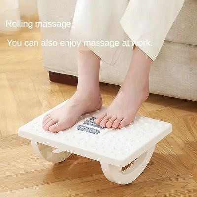 Mirfa Rocking Foot Rest with Manual Massage Rollers (White) - Image 5