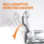 Executive Computer Office Chair-Advanced Ergonomics, High-Back, Breathable Mesh-Adjustable Lumbar Support, Footrest, Headrest, Seat Depth, Foldable Armrests-Aluminum Swivel Base (Grey)