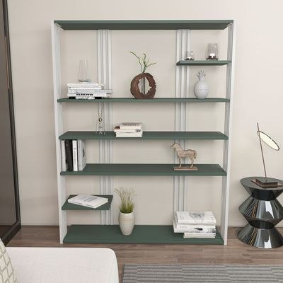 Jeni 160 cm tall Manufactured Wood Bookcase | Bookshelf, Storage Rack