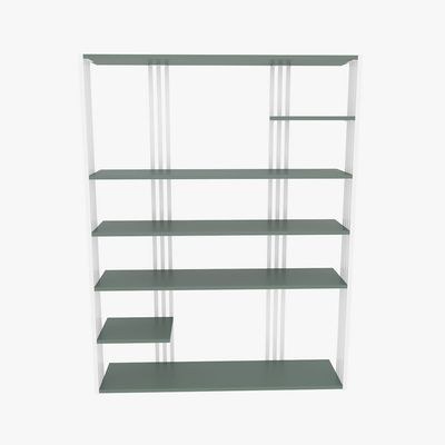 Jeni 160 cm tall Manufactured Wood Bookcase | Bookshelf, Storage Rack - Image 4