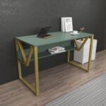 Lona Computer Desk with a Metal Frame 120 cm | Work Table