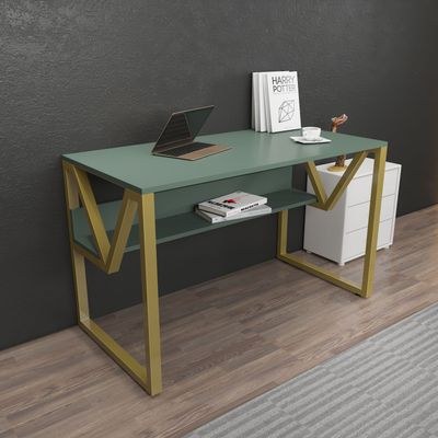 Lona Computer Desk with a Metal Frame 120 cm | Work Table - Image 3