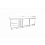 Primrose 160 cm TV Unit for TVs up to 65"