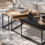 Mourah Ohlady Coffee Table 110 CM - Oak/Oak/Silky Black - 2 Years Warranty