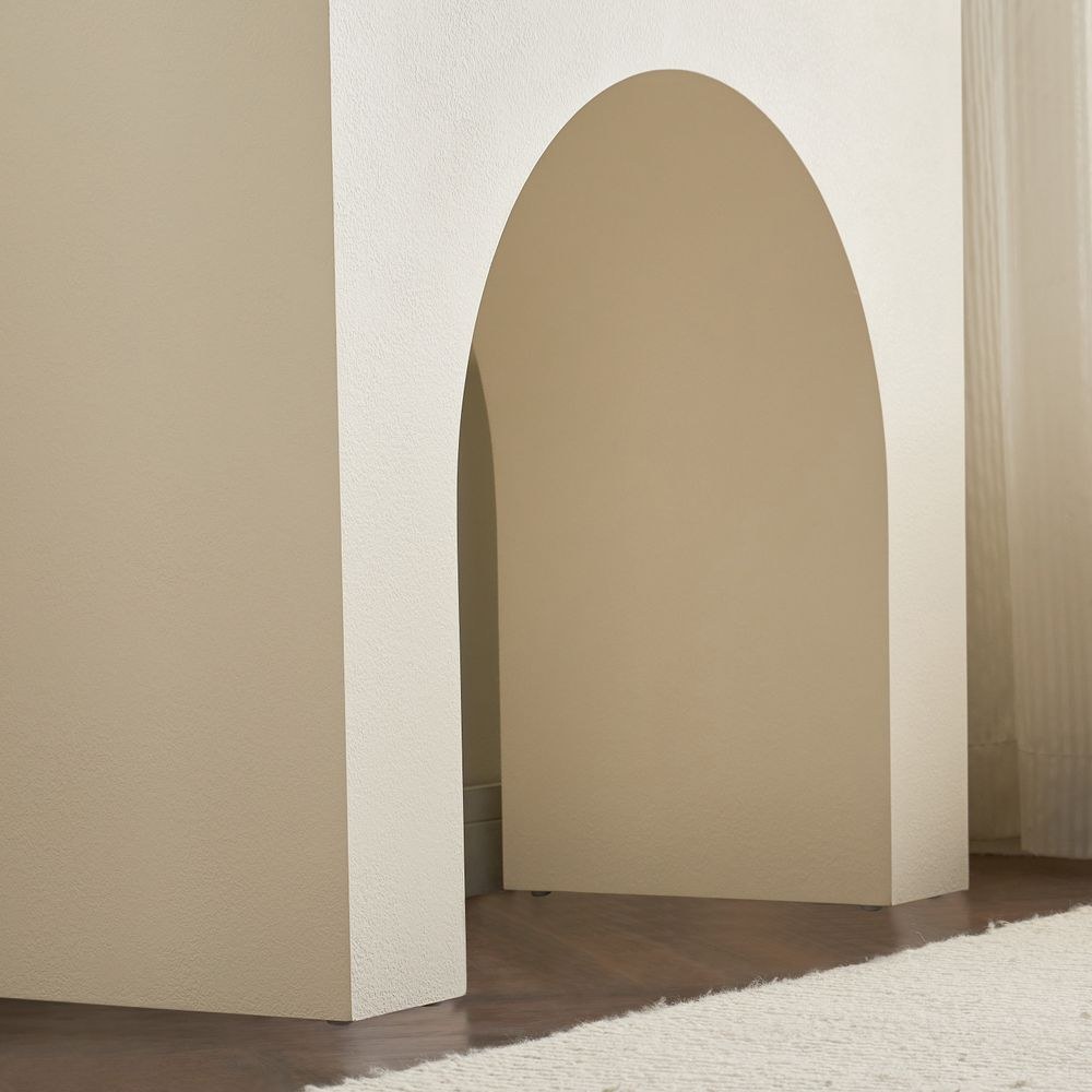 Design Box Arch Console Table- Ivory - Image 4