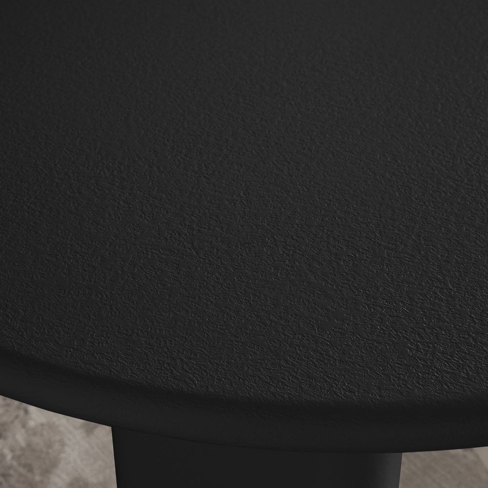 Design Box Pillar 6-Seater Dining Table- Black - Image 4