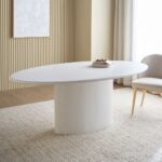 Design Box Pine 6-Seater Dining Table- White