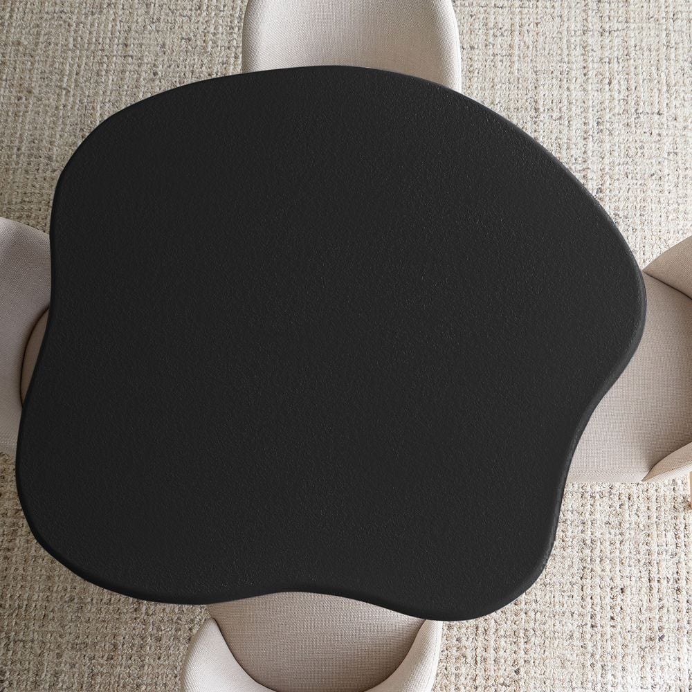 Design Box Cloud 4-Seater Dining Table- Black - Image 5