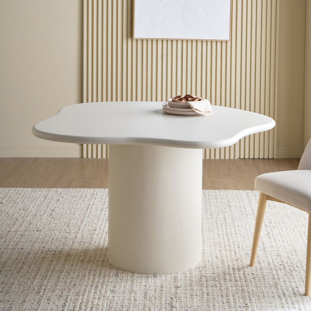 Design Box Cloud 4-Seater Dining Table- Ivory - Image 2