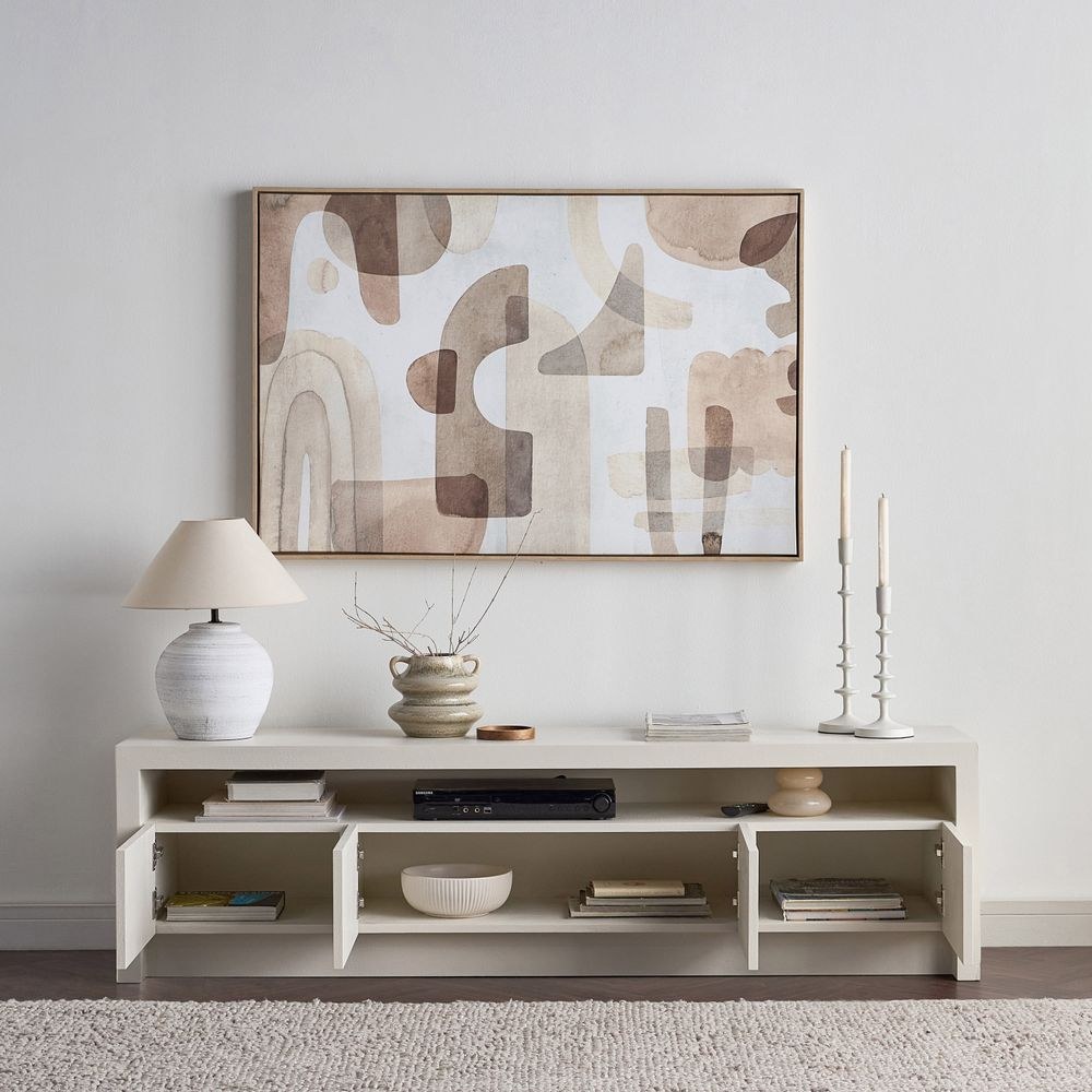 Design Box Horizon TV Unit- Ivory - Image 3