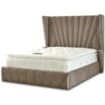 Dash W 140 x L 200 Queen Upholstered Bed -Beige With 1-Year Warranty
