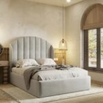 Florence W 200 x L 200 Super King Upholstered Bed -Ivory With 1-Year Warranty