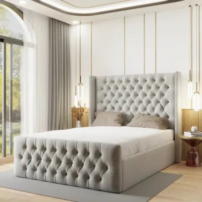 Jensson W 200 x L 200 Super King Upholstered Bed -Ivory With 1-Year Warranty - Image 2