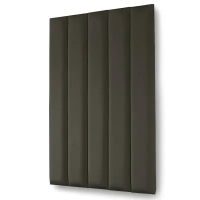 Penelope W 90 x L 200 Single Upholstered Wall Panels Bed -Green With 1-Year Warranty - Image 3