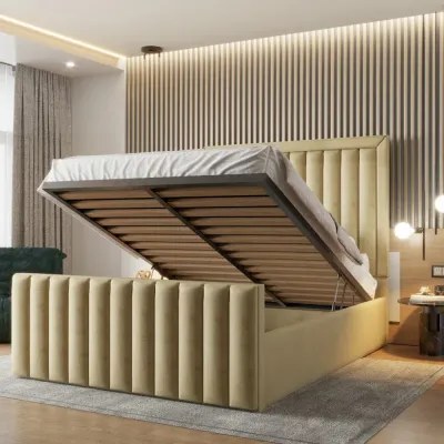 Sebastian W 90 x L 190 Single Upholstered Bed Matching Footboard -White With 1-Year Warranty - Image 3