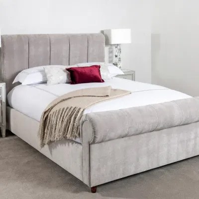 Sienna W 150 x L 200 Queen Upholstered Bed -White With 1-Year Warranty - Image 2