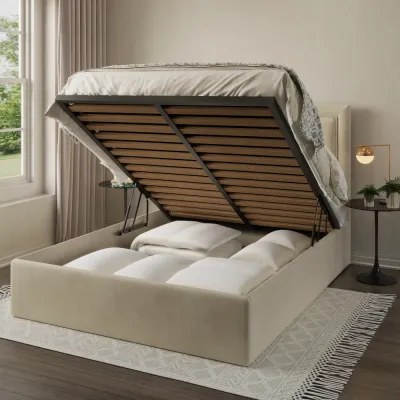 Sophistique W 200 x L 200 Super King Upholstered Bed -White With 1-Year Warranty - Image 3