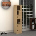Godrej 6 Door Steel Locker with Heavy-Duty Construction, Spacious Storage, and Scratch-Resistant Beige Finish