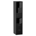 Godrej 6 Door Steel Locker with Heavy-Duty Construction, Spacious Storage, and Scratch-Resistant Black Finish