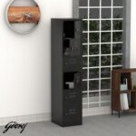 Godrej 6 Door Steel Locker with Heavy-Duty Construction, Spacious Storage, and Scratch-Resistant Black Finish
